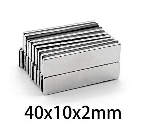 40x10x2 Neodymium magnet N35