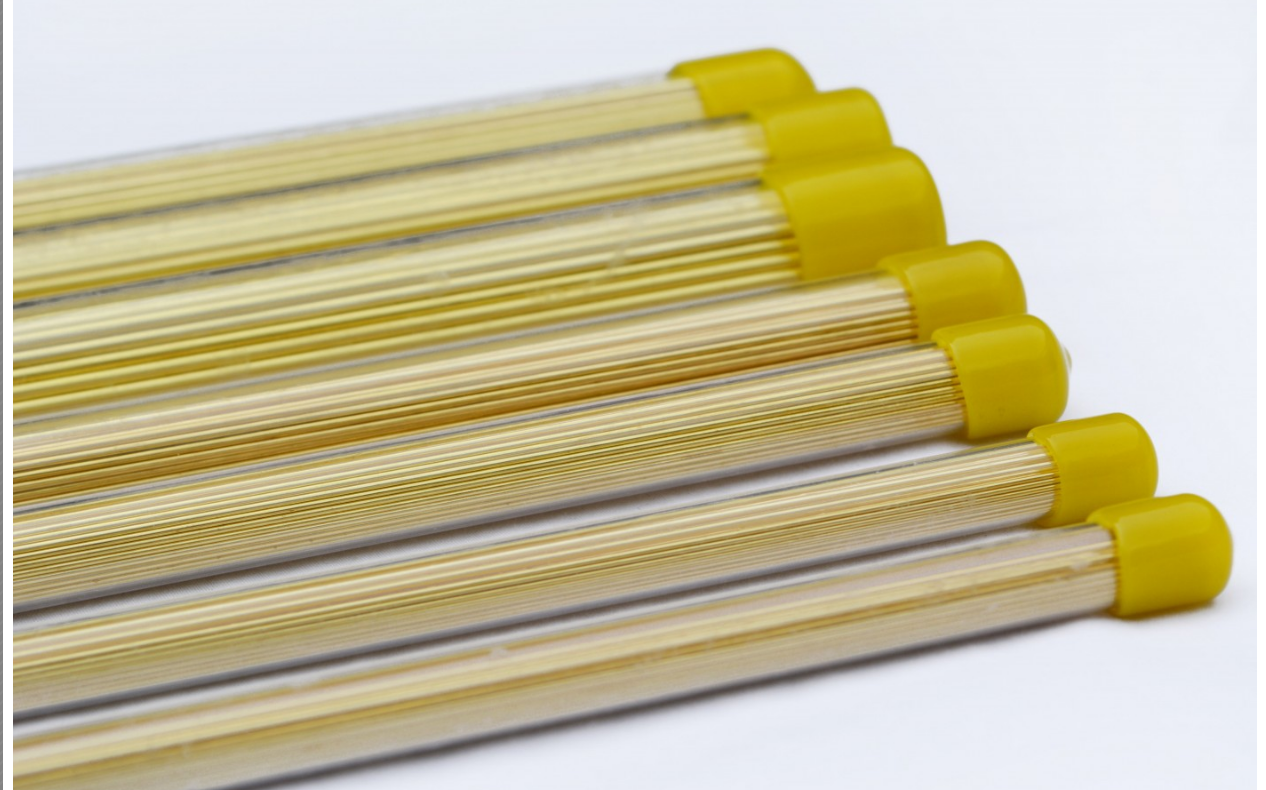 10 Pieces - EDM Drilling Brass Electrode Tube OD 1.0mm x 400mm