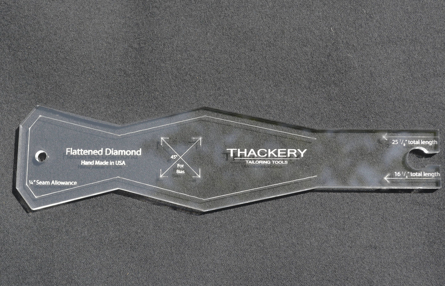 Set of 3 Acrylic BOW TIE PATTERNS (new patterns!) 1/4" Thick - Superb Quality, no finer set available in the world