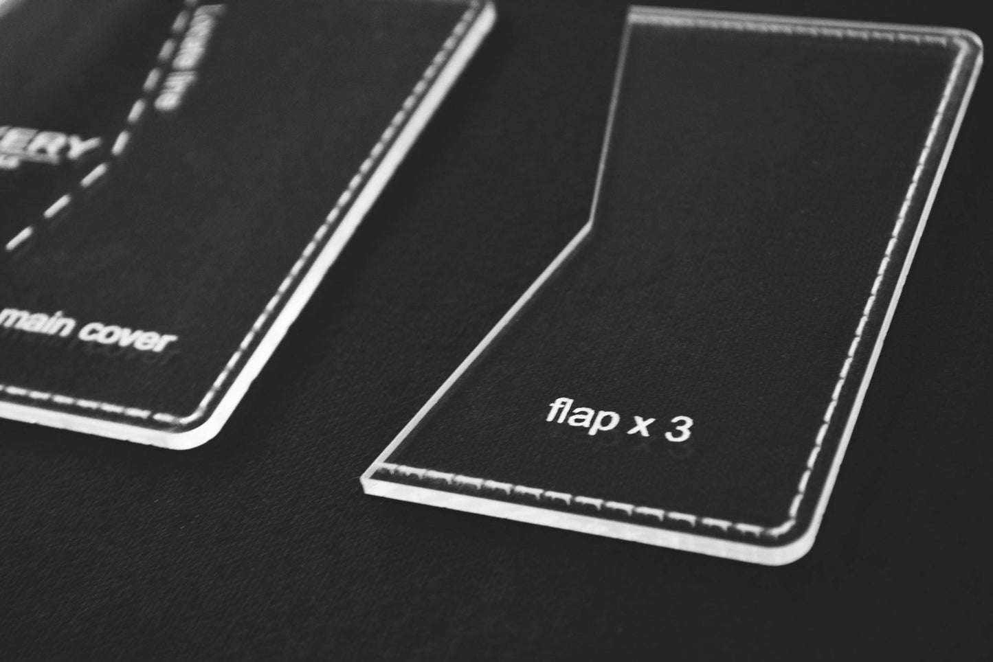 3 to 4 Layer FOLDING CARDHOLDER WALLET Pattern -- Superb Quality, no finer patterns available anywhere in the world (finished 2 3/4" x 4")