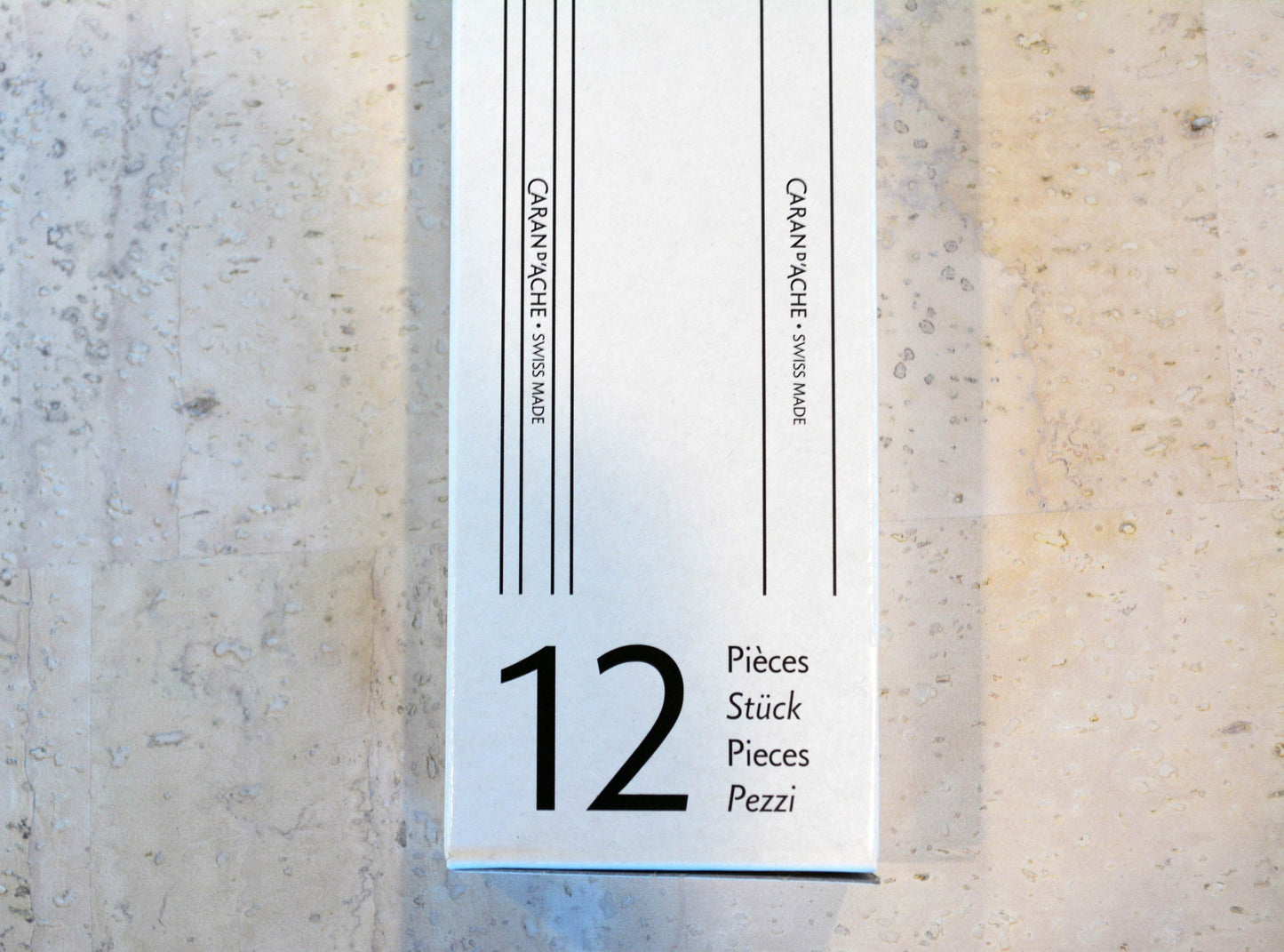 Caran d'Ache Edelweiss Swiss Pine HB Writing Pencil - Made in Switzerland - 12 pack