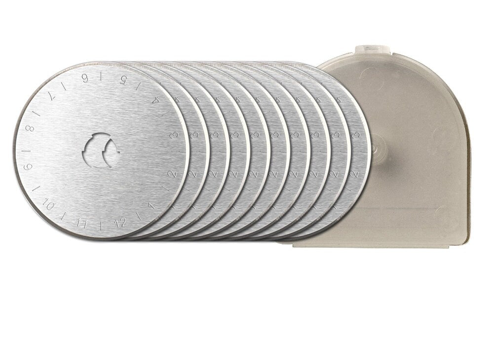 10pk 45mm Rotary Blades for OLFA / Fiskars / True Cut brand cutters - US SELLER