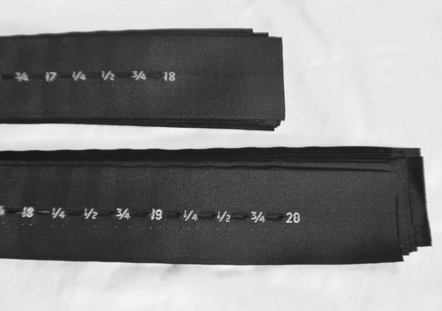 Sets of 36mm SILK Bow Tie SIZE RIBBONS with Hardware (Eye and T-hook) - 2 neck sizes available, choose lot of 5, 10, 20, or 50