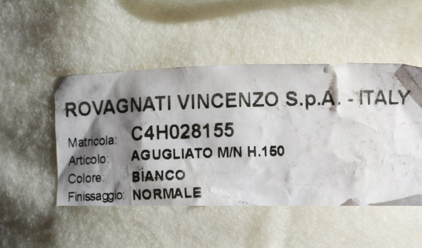 Rovagnati Aguguato FELT INTERFACING / INTERLINING for chestpieces and sleeve head rolls - finest available - Made in Italy