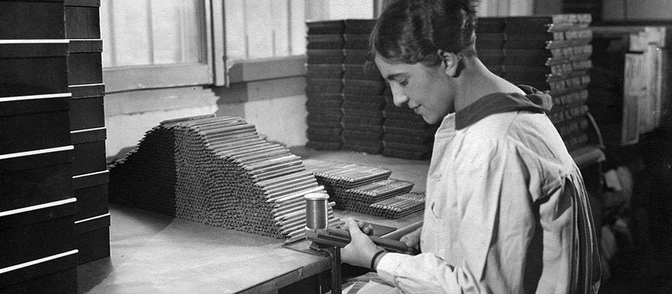 2-pack of Caran d'Ache SKETCHER non-photo blue pencils (903.302) - Made in Switzerland - finest in the world!