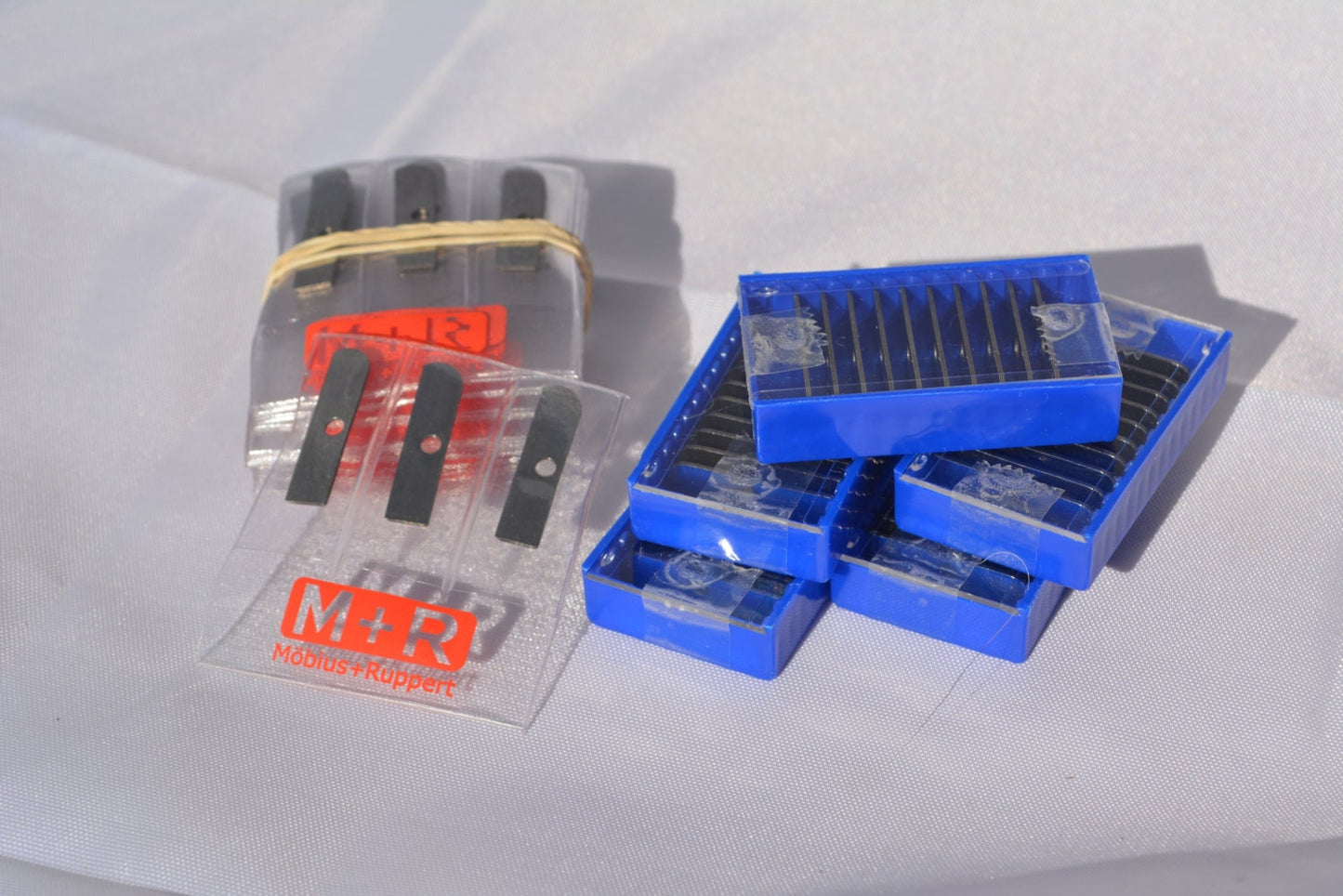 Mobius + Ruppert (M+R) Sharpener Replacement Blades - 3 or 10 pack - Made in Germany - finest in the world!