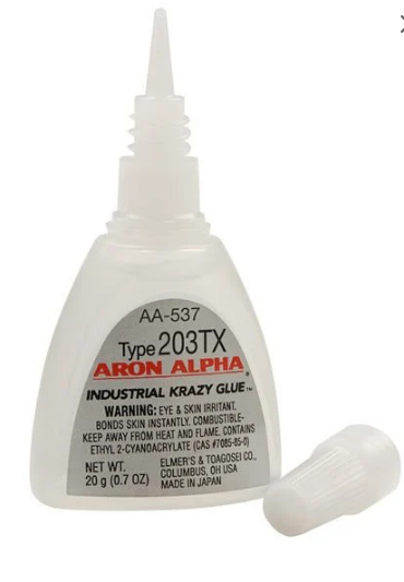 Aron Alpha 203TX Industrial Strength Cyanoacrylate Adhesive for Crafting and Magnets - .7 oz bottle - made in JAPAN