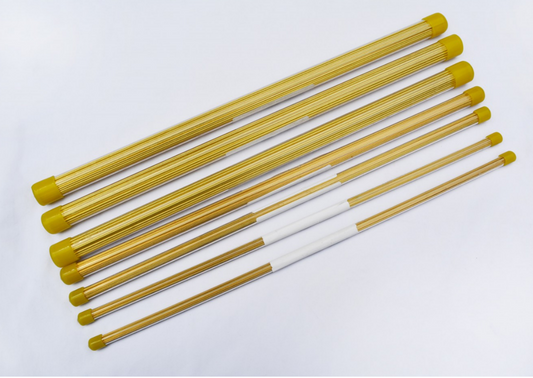 10 Pieces - EDM Drilling Brass Electrode Tube OD 1.0mm x 400mm