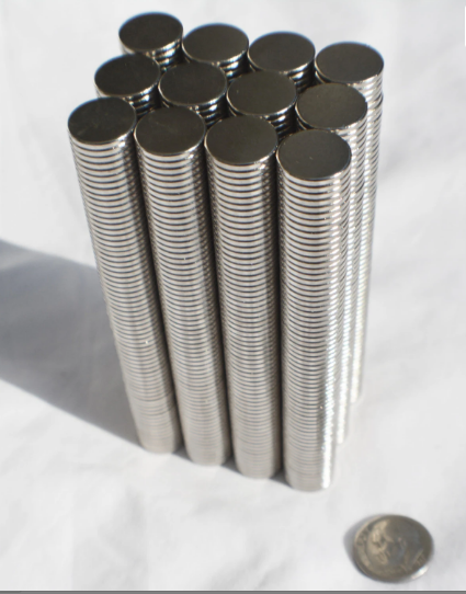 13mm (1/2") X 1.5mm DISK MAGNETS craft / project - 50 / 100 / 250 pcs - STRONG! great quality - Neodymium - rare Earth