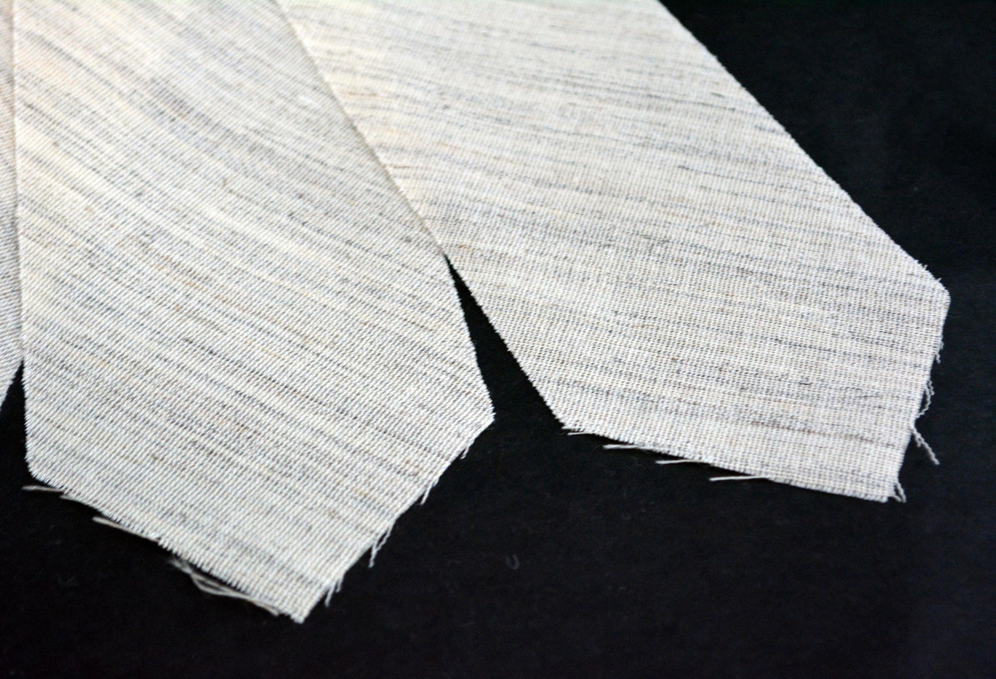 PRE-CUT 2 5/8" wide Wool + Goat Hair necktie interfacing / interlining - AC Ter Kuile, finest available, Made Netherlands