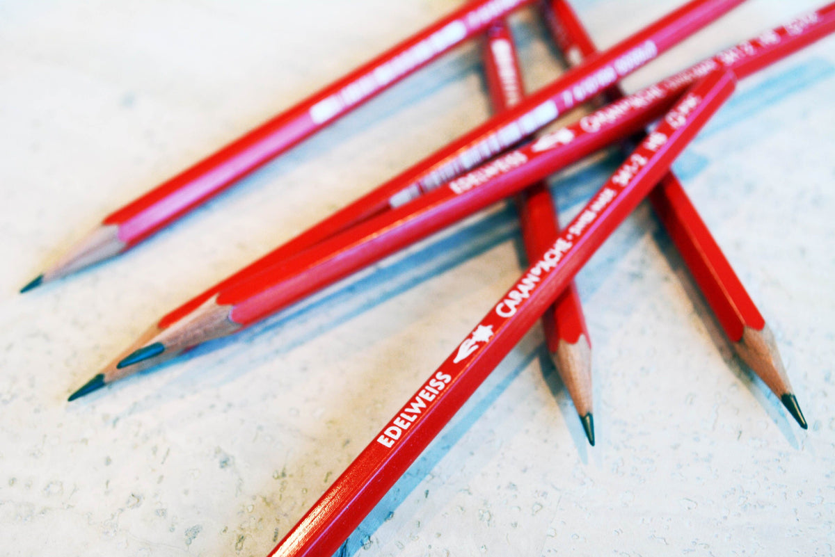Caran d'Ache Edelweiss HB Writing Pencil - Made in Switzerland - 12 pack