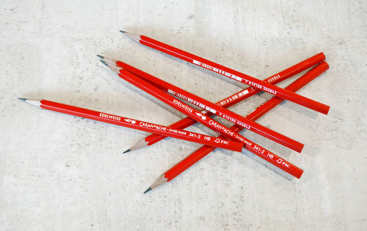 Caran d'Ache Edelweiss HB Writing Pencil - Made in Switzerland - 12 pack