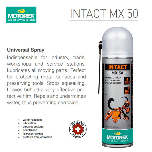 Motorex Intact MX 50 Lubricating Spray 500ml - finest quality product