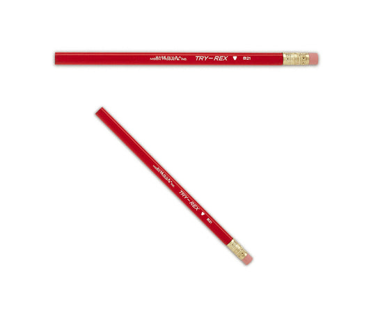 J.R. Moon Pencil Company B21 Jumbo Body TRY-REX W/ERASER #2 - choose 3 / 6 / 12 pack
