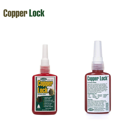 Copper Lock No Heat Solder, 2oz Tube, Red 10-800 - Made in USA